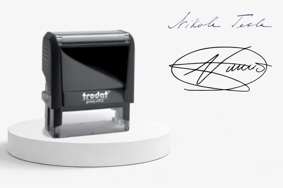 Pečat sa potpisom (faksimil)